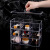 Wholesale Transparent Three-Layer Combined Cosmetic Storage Box Compartment Large Capacity with Lid Perfume Skin Care Storage Box Storage Box
