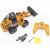 Huina 1520 Alloy Soil Pushing Engineering Vehicle 1:18 Six-Channel Loader Excavator Beach Toy Model Toy