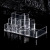 Internet Celebrity Same Ladder PS Transparent Cosmetics Storage Box Desktop Storage Rack Lipstick Skin Care Products Storage Dresser