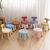 Thickened Children's Bench Training Class Kindergarten Plastic Armchair Baby Household Small Chair Non-Slip Small Stool