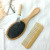 Beech Pig Bristle Two-Color Hair Cushion Hair Brush Foreign Trade Cross-Border High-End Wooden Comb Set Factory Direct Sales