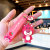 Strawberry Bear Cute Cartoon Key Chain Doll Trinket Silicone Key Pendant Cars and Bags Pendant Key Ring