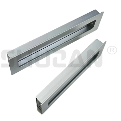 Stainless Steel Flush Pull Sliding Door Sliding Door Embedded Concealed Invisible Cabinet Door Drawer Buckle Embedded Door Handle