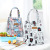 Thermal Insulation Outdoor Lunch Box Bag Picnic Bag Aluminum Foil Ice Packs Lunch Bag Waterproof Bag Cartoon Bento Bag