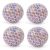 Creative Tricky 6.0 Colorful Beads Glass Grape Ball Decompression Vent Ball Decompression Compressable Musical Toy Wholesale Delivery