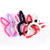 Halloween Lights Rabbit Ears Hair Accessories Colorful Light Concert Luminous Headdress Night Market Stall Rabbit Ears Hair Hoop