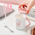 Office Simple and Fresh Summer Drinking Ceramic Cup Lid Spoon Korean Creative Cartoon Cute Mark Cup