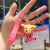 Cartoon Pikachu Cute Key Chain Silicone School Bag Car Key Pendant Toy Bag Bag Charm Keychain