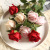 Artificial Rose Pearl Flannel Plant Artificial Flower Factory Family Decoration Wedding Celebration Flower Wall Fake Flower Mw03339