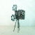 TV Movie Props Old-Fashioned with Bracket Film Projector Model Iron Retro Ornament Decoration Smt028