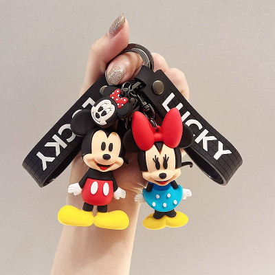 Mickey Mouse Mickey Cute Doll Key Chain Car Couple Key Pendants Cartoon Bag Small Ornaments Keychain