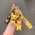 Pikachu Cute Doll Key Chain Silicone Couple Cartoon Key Pendants Schoolbag Small Ornaments Creative Keychain