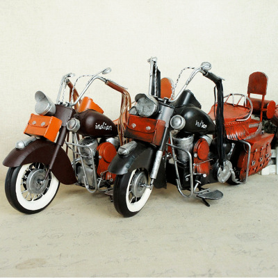 Factory Direct Sales Metal Crafts Retro Scrambling Motorcycle Model Boys Love Smt249 Motorcycle