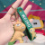 Dinosaur Doll Cute Key Chain Silicone Bag Car Key Pendant Schoolbag Cartoon Hanging Ornaments Couple Keychain