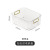 Light Luxury Desktop Storage Box New Bathroom Bathroom Kitchen Cosmetics Lipstick Sundries Transparent Storage Basket