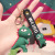 Dinosaur Doll Cute Key Chain Silicone Bag Car Key Pendant Schoolbag Cartoon Hanging Ornaments Couple Keychain