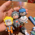 Naruto Uzumaki Naruto Key Chain Cartoon Sasuke Car Creative Key Pendants Silicone Doll Bag Keychain