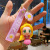 Snowyprincess Cute Doll Key Chain Cartoon Silicone PVC Key Pendants Schoolbag Pendant Car Key Ring