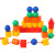 Hualong Toy Factory Direct Sales Colorful Large Bead String Building Blocks Development Children's Intelligence Desktop Toy Customization