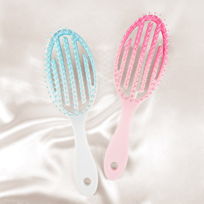 Hollow Comb Wholesale Mosquito-Repellent Incense Type Tangle Teezer Fluffy Shape Comb Leather Massage Comb Vent Comb Hairdressing Comb