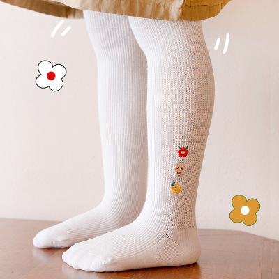 Girls' Leggings Autumn and Winter New Korean Cartoon Animal Children's Leggings Embroidery Girls' Pantyhose Wholesale