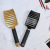 Big Curved Comb Wide Tooth Vent Comb Arc Hairdressing Massage Comb Oil Head Styling Comb Curly Hair Plastic Hair Tidying Comb Portable