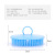 Barber Shop Shampoo Brush Male and Female Adult Shampoo Cleaning Massage Brush Anti-Itching and Anti-Dandruff Hair-Washing Comb Shampoo Comb