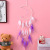 Moon Style Dreamcatcher Pink Series Tourist Scenic Spot Ornaments Feather Pendant Car Decoration Friend Gift Wholesale