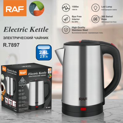 European Standard Wholesale 2.5L Stainless Steel Liner Electric Kettle Fast Boiler Household Automatic Power-off Kettle R.7897