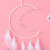 Moon Style Dreamcatcher Pink Series Tourist Scenic Spot Ornaments Feather Pendant Car Decoration Friend Gift Wholesale