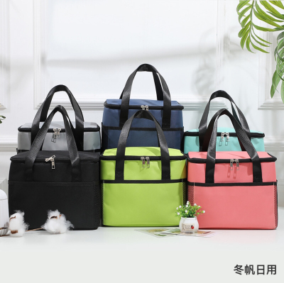 New Portable plus-Sized Insulated Freezer Bag Oxford Cloth Portable Lunch Bag Lunch Box Bag Outdoor Picnic Bag