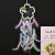 Flower Dream Catcher Pendant DIY Material Package Hand-Woven Colorful Feather Ornaments Girls Room Decorative Finished Product