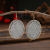 15 Color Winding Dreamcatcher Woven High Profile Large Earrings Women's Oval Pattern Light Earrings European and American Wholesale
