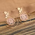 Lightweight Dreamcatcher Flower Woven Earrings for Women Amazon New European and American Tassel Earrings Creative Gifts