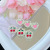 Japanese and Korean Cherry Love Heart-Shaped Hairpin Dongdaemun Sweet Girl Small Jewelry Cute Pearl Edge Clip Side Clip Bang Clip Women