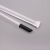 Wholesale Plastic Straw 8mm Independent Paper Packaging Black Straw 100 Sand Ice Yogurt Straight Tube Straw