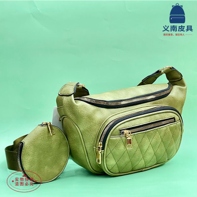 Two-Piece Suit Mother and Child Bag Small Bag Female New Fashionable Handsome Waist Bag Chest Bag Crossbody Bag Female