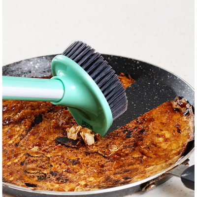 Long Handle Oil-Free Wok Brush Foreign Trade Exclusive