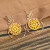 Lightweight Dreamcatcher Flower Woven Earrings for Women Amazon New European and American Tassel Earrings Creative Gifts