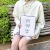 Korean Romane Cute Cartoon Portable Fleece-Lined Shockproof Notebook 13-Inch 15-Inch Computer Bag Tablet Storage Bag