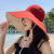 Printable Bucket Hat Women's Summer Korean-Style Fashionable Versatile Japanese-Style and Internet-Famous Double-Sided Face Cover Hat Big Brim Sun Hat Sun Hat Sun Hat