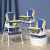 Large Baby Dining Chair Children's Dining Chair Multifunctional Foldable Portable Baby Chair Dining Table and Chair Seat