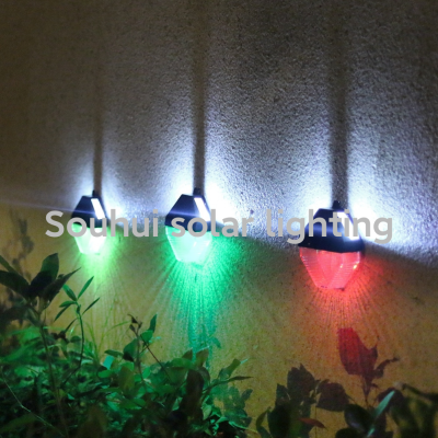 Solar Wall Lamp Solar Garden Lamp Solar Energy up and down Luminous Wall Washer LED Outdoor Garden Decorative Lamp