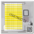 Water Retaining Shower Curtain Cloth Bathroom Curtain Clothes Kitchen Cabinet Covering Curtain