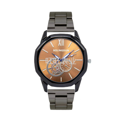 New Brand Student Waterproof Men's Watch Factory in Stock Starlight Pattern Watch Men's Business Steel Belt Quartz Watch