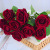 Artificial Rose Single Touch Flannel Rose Home Wedding Decoration Valentine's Day Artificial Flower Holding Fake Flower