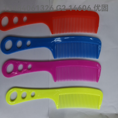 Plastic Comb Three-Hole Comb Plastic Comb Comb Comb Handle Comb