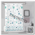 Punch-Free Water-Repellent Cloth Bathroom Shower Partition Curtain Bathroom Shower Curtain