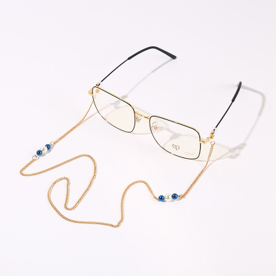 Eyeglasses Chain Pieces of Metal Korean Retro Halter Simple Fashion Eyeglasses Chain Anti-Slip Lanyard Sunglasses Presbyopic Glasses Chain
