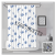 Bathroom Water-Repellent Cloth Curtain Polyester Shower Curtain Bathroom Door Curtain